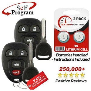 2 Remote Car Key for 2004-2012 Chevy Cobalt Malibu Pontiac G5 G6 Solstice - Picture 1 of 1