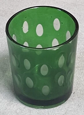 Candelabro votivo Yankee Candle puntos grabados verdes Foto 1 de 2