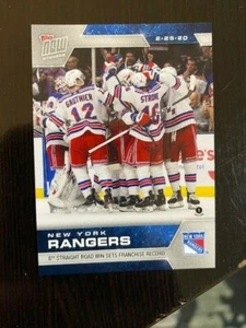 2019-20 TOPPS NOW NHL STICKER WEEK 21 NEW YORK RANGERS #189 PR 1028 - Picture 1 of 1