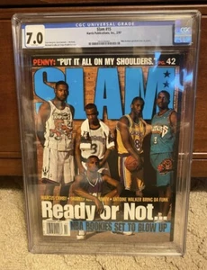 1997 SLAM Magazine #15 ROOKIE KOBE BRYANT CGC 7.0 Graded - Picture 1 of 2