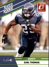 2010 Donruss Rated Rookies Football Card #34 Earl Thomas