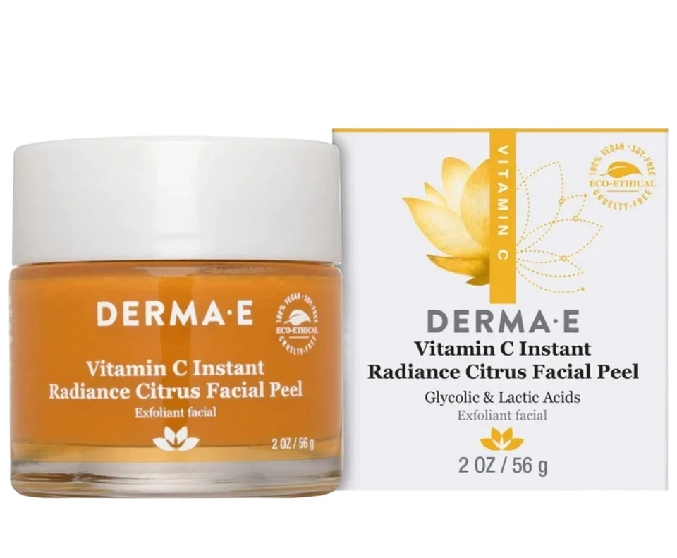 DERMA E Vitamin C Instant Radiance Citrus Facial Peel 56 g / 2 oz - Image 1 of 1