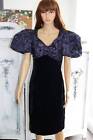 Vintage Jessica Howard By Mitchell Rodbell Puff Sleeves Dress Size 10