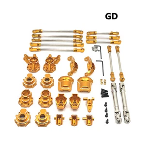 Alloy Metal Upgrade Parts Red For 1/10 104006 104010 104020 104026 RC Car - Picture 1 of 27