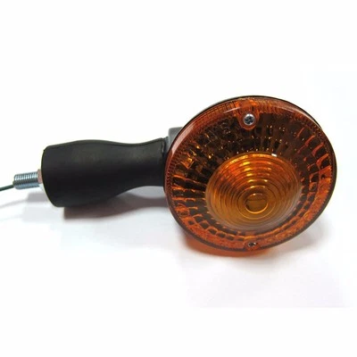 Rear Turn Signal Light For Yamaha DT 250 400 DT250 DT400 Rubber Stem Orange lens - Image 1 of 3