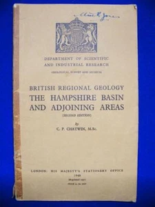 The Hampshire Basin And Adjoining Areas - British Regional Geology - Imagen 1 de 2