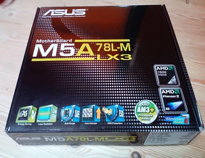 Asus M5A 78L-M LX3 PC motherboard new in box - Image 1 of 4