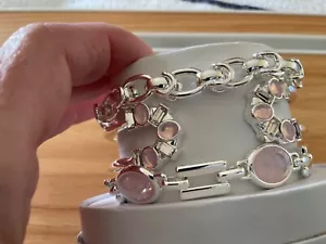 Bomb Party Spring Stacks 2025 It Had To Be You pink silver plated bracelets - Picture 1 of 3