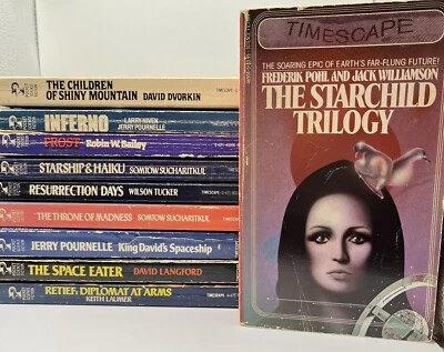 Lote de 10 libros de bolsillo Timescape ~ 1ª edición ~ de colección Foto 1 de 4