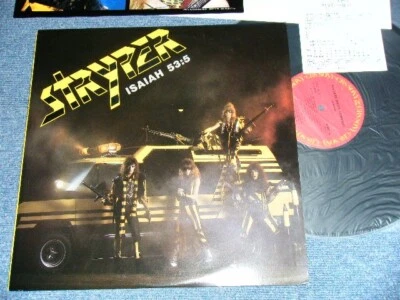 STRYPER Japan 1985 28AP-3073 w/2 pin-ups NM LP SOLDIERS UNDER COMMAND - Image 1 of 4