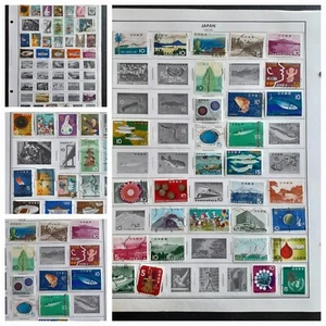 J24) Japan Asia 1962-1966 Mint & Used Stamps From Huge 8 Vol. Harris Album Col. - Picture 1 of 11