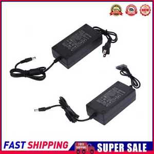 12V 5A AC to DC Power Adapter Dual Cable Converter Universal 5.5x2.1-2.5mm