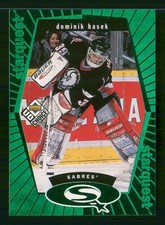 DOMINIK HASEK 1998-99 UD CHOICE STARQUEST GREEN 98-99 NO SQ4       2962