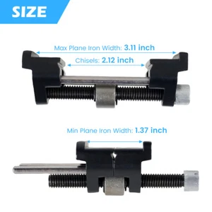 Honing Guide Adjustable Alloy Chisel Sharpening Jig Fixed Angle Sharpening ☦+ - Picture 1 of 10