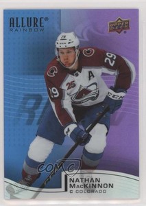2021-22 Upper Deck Allure Rainbow Blue Purple /199 Nathan MacKinnon #R-92