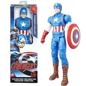 MARVEL AVENGERS TITAN HERO SERIES 12 " Captain America Action Figure Hasbro - Picture 1 of 4