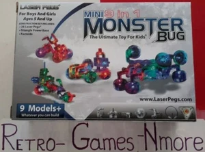 Kit Mini Monster Bug Clavijas Láser 36 Piezas, Completo, Clavijas Láser 9 en 1 Envío Rápido - Imagen 1 de 9