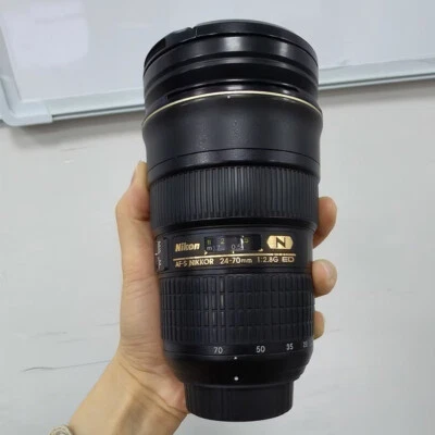 Nikon AF-S NIKKOR 24-70mm f/2.8G ED Lens W/ Front And Rear Covers -90% New - Image 1 of 4