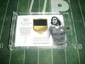 2016 Futera George Best SUPERSTAR GAME WORN Jersey Patch /59 SSP RARE Legend📈🔥 - Picture 1 of 2