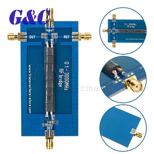 RF SWR Puente De Reflection 0.1-3000 MHZ Analizador De Antena VHF UHF VSWR HOT - Imagen 1 de 9