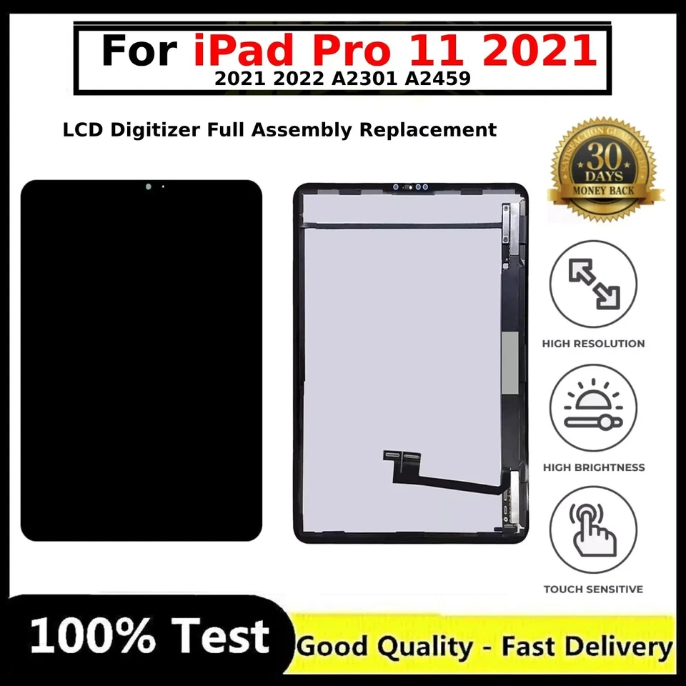 For iPad Pro 11 2021 2022 A2301 A2459 LCD Display Touch Digitizer Replacement - Image 1 of 1