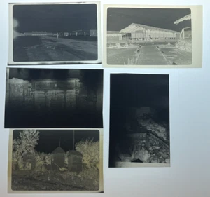 5 Negatives of WW2/II Era ~ Taken by U.S. Military Soldiers, Buildings, Europe - Picture 1 of 6
