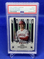2022 SHOHEI OHTANI TOPPS CHROME NEW CLASSICS NC6 PSA 10 Perfect Card 🔥🔥