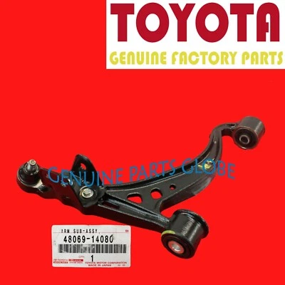 GENUINE OEM TOYOTA 93-98 SUPRA JZA80 LEFT LOWER FRONT SUSPENSION ARM 48069-14080 - Image 1 of 2