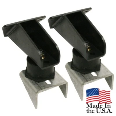 Chevy SBC BBC 283-502 Steel Universal Motor Mounts 3 Bolt Steel Biscuit Weld In - Image 1 of 4