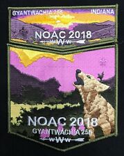 GYANTWACHIA OA LODGE 255 BSA CHIEF CORNPLANTER SPRING WOLF 2018 NOAC 2-PATCH