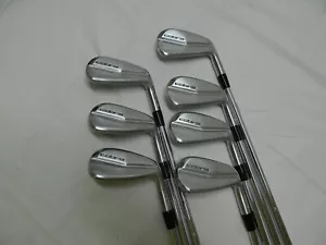 New RH Cobra Forged Tec ONE Length iron set 5-GW irons KBS $Taper Regular flex - Picture 1 of 5