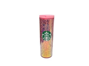New Starbucks Iridescent Pink Champagne Bubble Cold Cup 16 oz Holiday 2020 - Picture 1 of 1