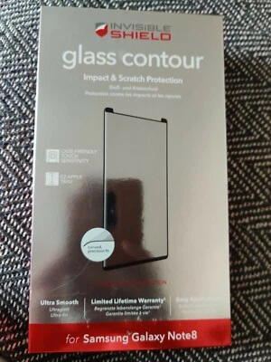 Zagg InvisbleShield Glass Contour ScreeN PRotector for Samsung Galaxy Note8...* - Image 1 of 4