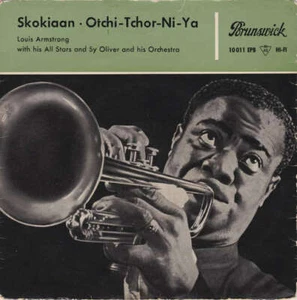 Louis Armstrong - Skokiaan / Otchi-Tchor-Ni- 7" EP Mono Vinyl Sch - Bild 1 von 4