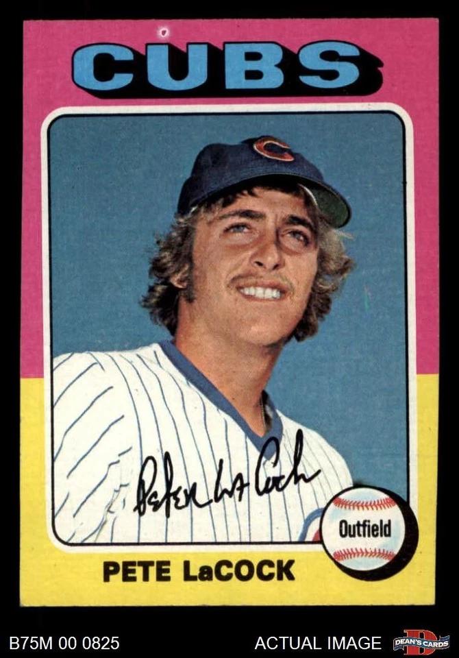 1975 Topps Mini #494 Pete LaCock Cubs 6 - EX/MT - Image 1 of 1