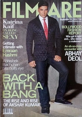 Filmfare  September  12,  2012* Bollywood Rare Magazine - Image 1 of 4