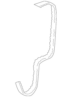 Genuine Acura 1994-2001 Acura Integra - Belt Timing (126RU26) 14400-P72-014 - Image 1 of 2