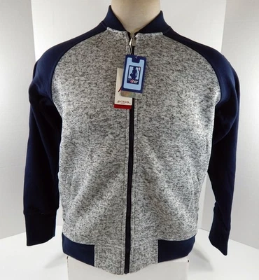 Jaqueta feminina Detroit Pistons 2016-17 cinza com zíper Vistor Antigua nova com etiquetas GG 30S - Imagem 1 de 4