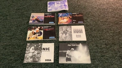 Sega Mega Drive Bundle of 7 Instruction booklets manuals - Image 1 of 2