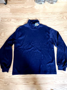 Disney Mickey & Pluto bestickt blau Rollkragen Pullover Kind Gr. L 10/12 - Bild 1 von 6