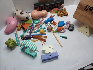 Juego de 52 piezas de juguete de madera original ZOLO diseño de vidrio Higashi vintage 1988 sin tapa - Imagen 1 de 10