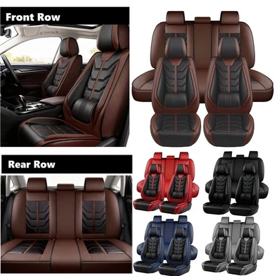 For Toyota RAV4 Car Seat Covers Leather Full Set Front Rear Cushion Protectors Foto 1 de 4