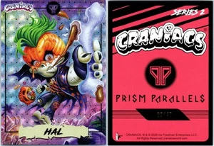 2025 CRANIACS SERIES 2 PRISM PARALLELS CARD #18 CRANIACS CHARACTER HAL 09/40 - Picture 1 of 1