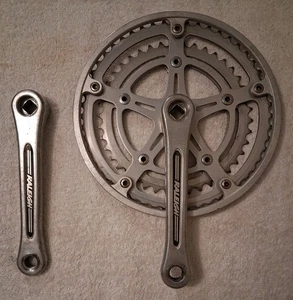 Bicicleta de carretera Raleigh Super Record de colección juego de bielas dobles SR Japón 165 mm 52/42 - Imagen 1 de 13