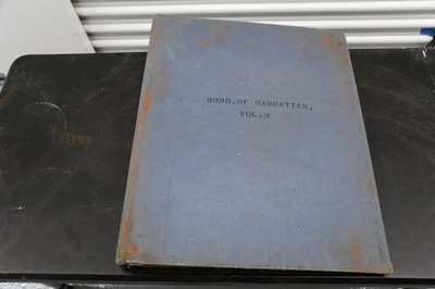 1930 BROMLEY ATLAS OF NEW YORK CITY-MANHATTAN-59TH TO 110TH-CENTRAL PARK-40 MAPS - Image 1 of 4