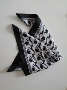 Halstuch schwarz-weiß, Hunde - Bild 1 von 2