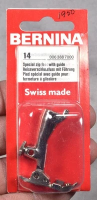 Nueva máquina de coser Bernina número 14 pie especial con cremallera para modelo 1230 y otros? Foto 1 de 2