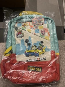 2025 Pokemon World Championships Backpack Anaheim Exclusive WC25 Pokemon Center - Picture 1 of 2
