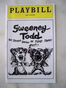 SWEENEY TODD Playbill ANGELA LANSBURY / LEN CARIOU / SONDHEIM NYC 1979 - Picture 1 of 2