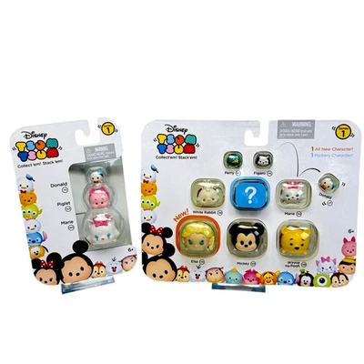 Disney Tsum Tsum Winnie Pooh Perry Figaro White Rabbit Figures Lot of 2 READ!! - Image 1 of 4